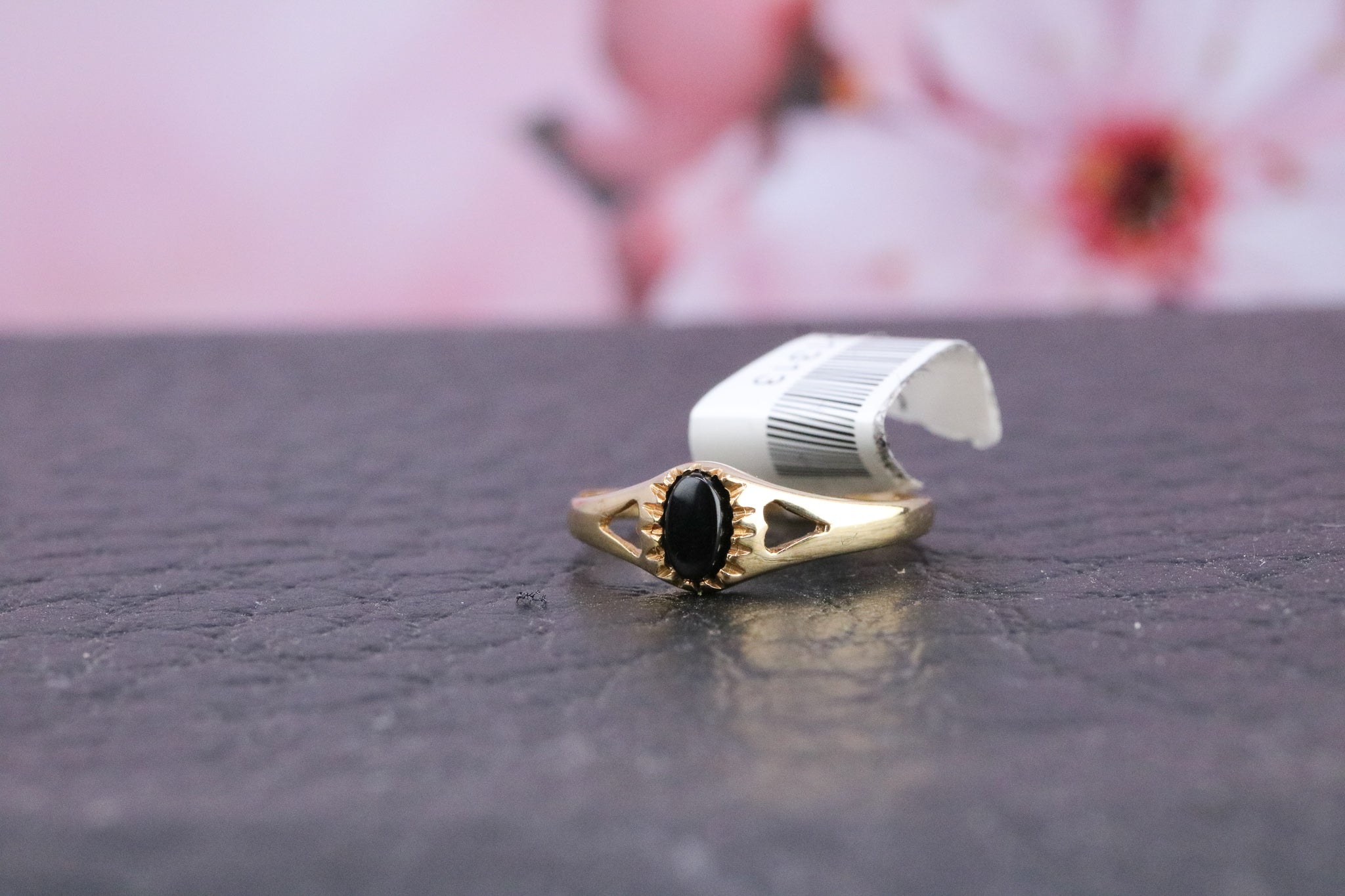 9ct Gold Kids Onyx Ring - CO1313 - Hallmark Jewellers Formby & The Jewellers Bench Widnes